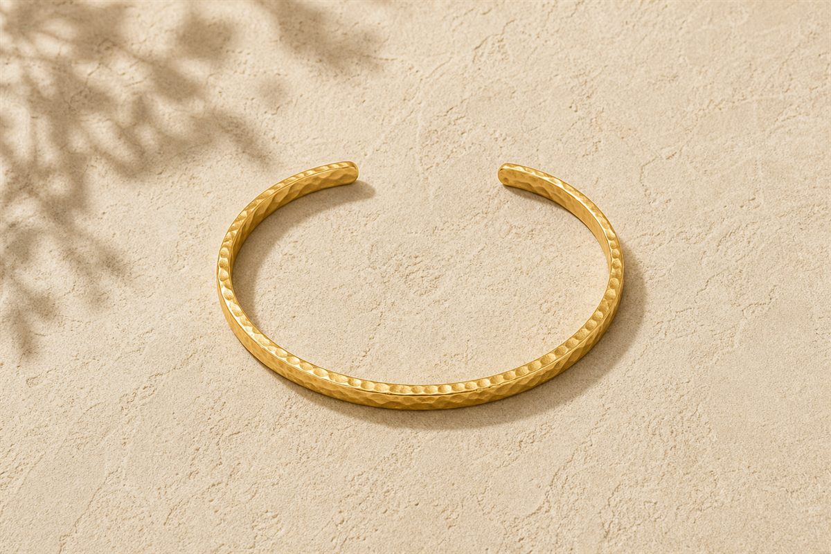 Bracelet Jonc Martele Dore