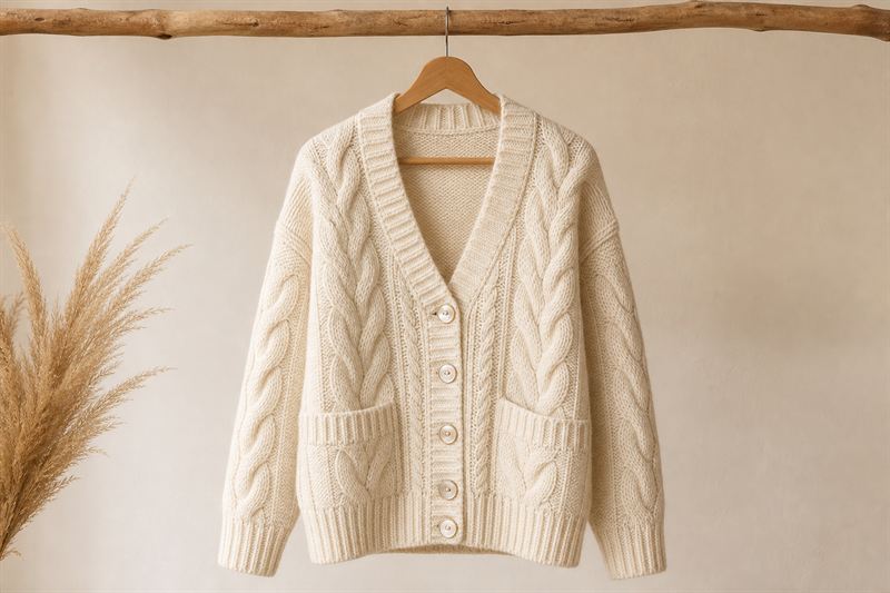 Cardigan Oversize en Maille