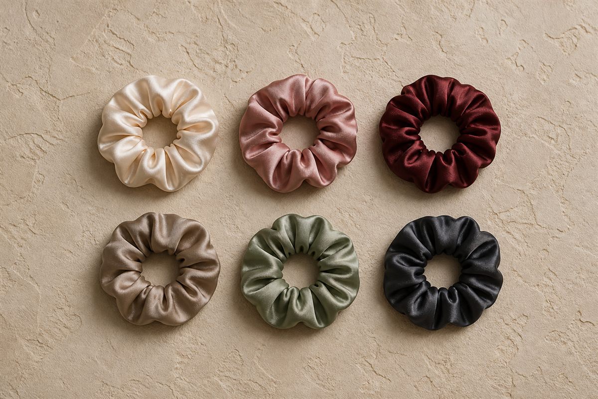 Elastiques Satin Lot de 6
