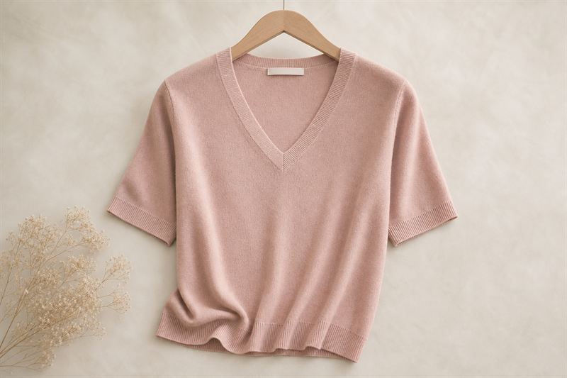 Top Maille Fine V-neck